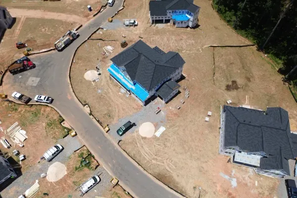 Standing behind our gutter installation work